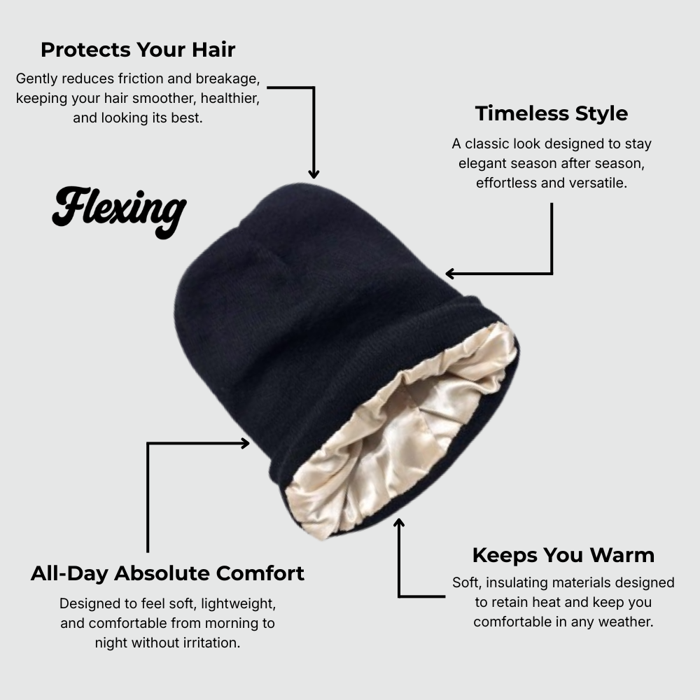 FlexSatin™ Cap – Smooth Satin Interior Flexing
